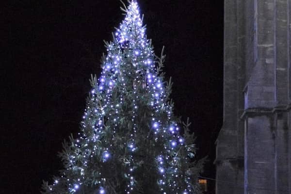 The lights are being switched on in Rugby on Sunday.