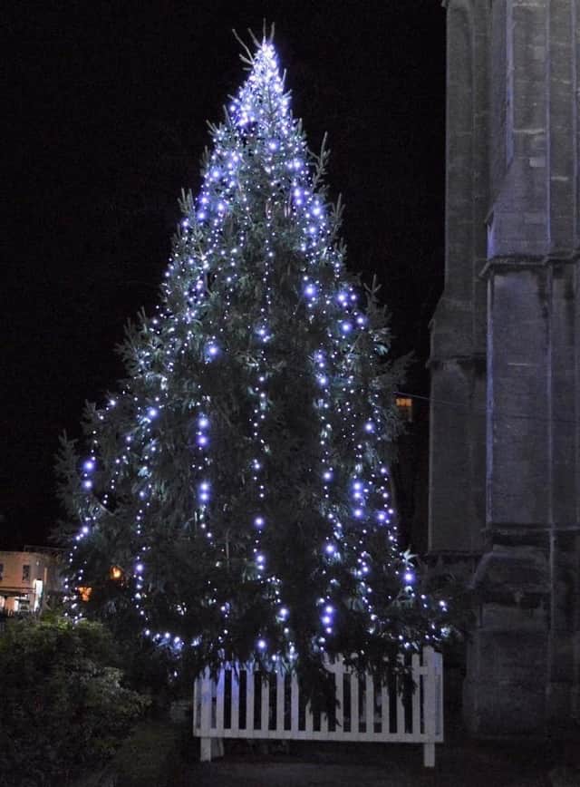 The lights are being switched on in Rugby on Sunday.