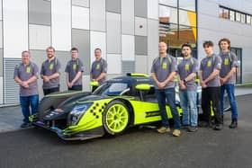 A hydrogen-powered car fuelled by sewage is attempting to break a land speed record. The car has been built by students at Warwick Manufacturing Group (WMG) at The University of Warwick. Photo by WMG / University of Warwick/SWNS