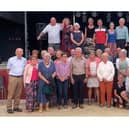 Twins reunited - the delayed celebration took place over the August Bank Holiday weekend.