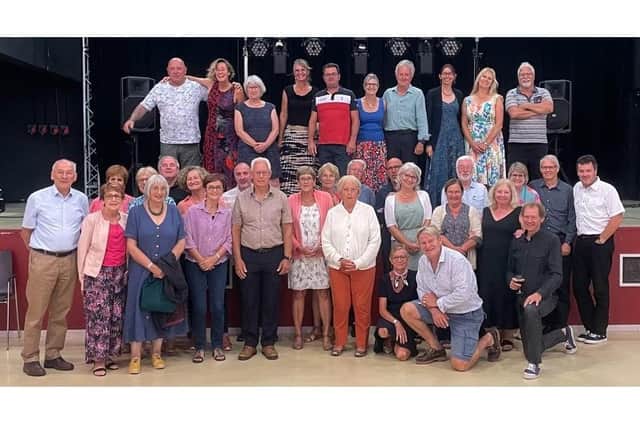 Twins reunited - the delayed celebration took place over the August Bank Holiday weekend.