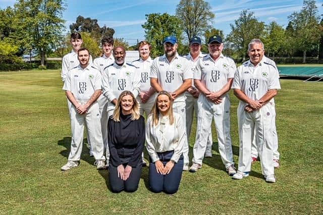 As part of its ongoing sponsorship, Estate agent, Esther Broomhall & Partners (EB&P), provided a new cricket kit for Rowington Cricket Club, including the team, the kids camp and all of the coaches. Photo supplied