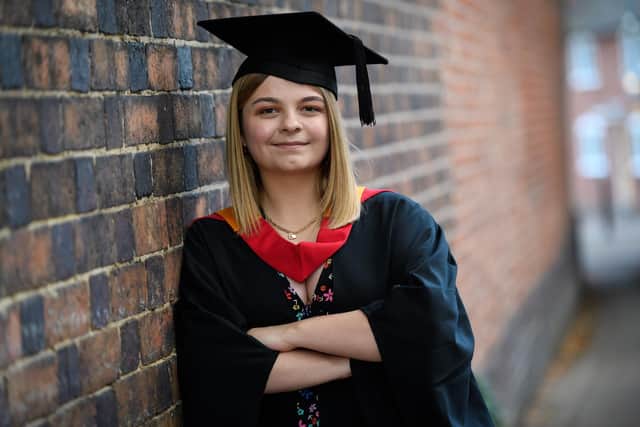 Ellie Harding, 21 from Coventry, completed the FdA Performing Arts course. Photo supplied