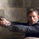 Daniel Craig in Quantum of Solace which began production during the 2008 Hollywood writers' strike.