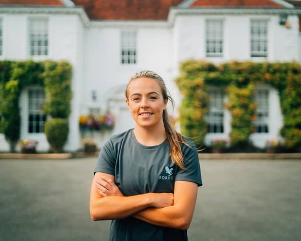 Professional footballer Simone Magill has been signed by health and wellness company Forever Living as a brand ambassador in the UK. Photo supplied