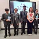 Ele Fountain celebrates World Book Day with students.