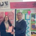 Look, feel, touch...getting breast aware at Asda.