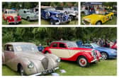 Some of the classic cars on display at Cars at the Spa 2025.