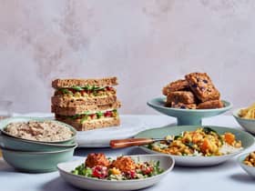LNER First Class menu January vegan dishes (photo: LNER)