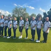 Members of Warwick Boat Club Bowls Section men's and ladies team