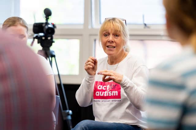 One of the projects that took place this week is the Easter film project. Act for Austin worked with  group of children at the drama studio at Warwick School to create a film talking about their world and their experiences. Photo by Mike Baker