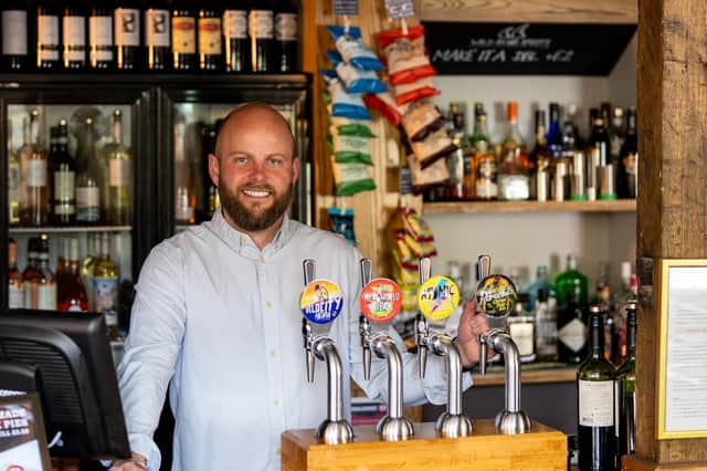 Ben Colvin at the Wild Boar in Warwick. Photo supplied