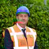 James Bailey, the site manager at Callendar Farm
