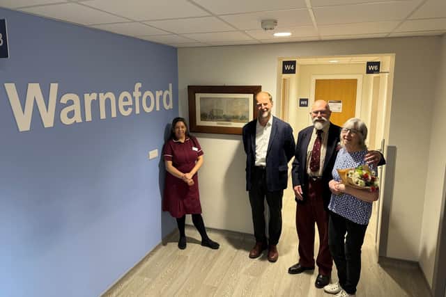Warneford Hospital original picture presented in Warneford wing of Waterside Medical Centre