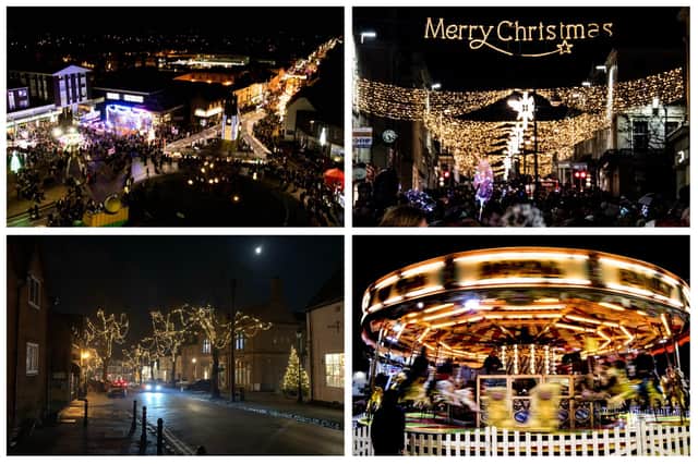 Christmas lights celebrations in Leamington, Warwick and Kenilworth