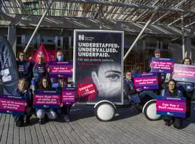 The Royal College of Nursing is balloting all of its UK members for strike action for the first time in its 106-year history. Picture: Lisa Ferguson