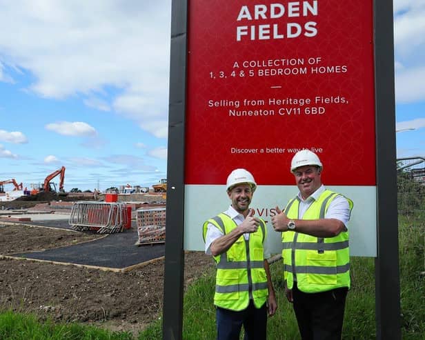 Work has officially begun at Arden Fields