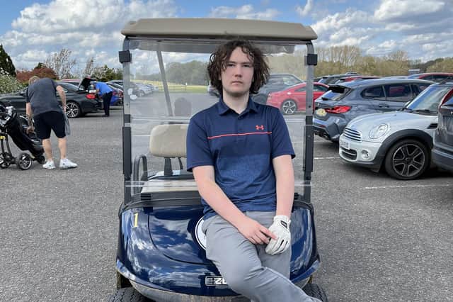 Golfer George Cornall