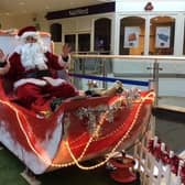 Santa at the Royal Priors Shopping Centre in Leamington. Picture supplied.