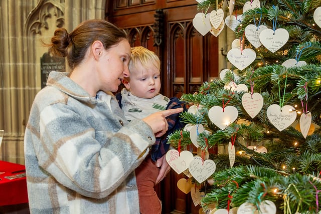 St. Marys Church, Warwick is celebrating the largest number of decorated trees ever this year, with it's annual Christmas Tree Festival, now open to the public.

Pictured: Caleb & Alex

Photo by Mike Baker