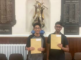 Sriram Gunesan and Sriram Chakka both of whom achgieved 12 grade 9’s