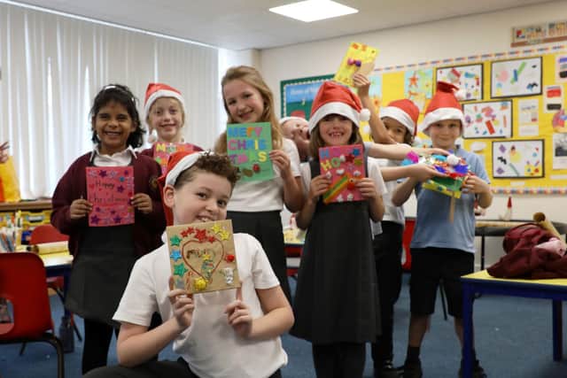 Filming for the video took place in part at Emscote Infant in Warwick and Winston’s Wish enlisted several pupils to be feature in the nationwide release. Photo supplied