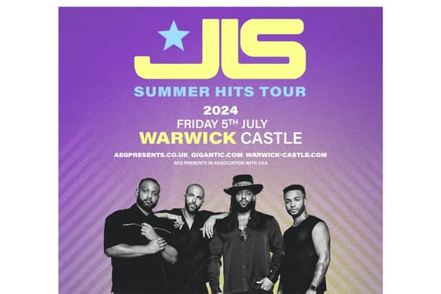 Boy band JLS are set to perform at Warwick Castle. Photo supplied