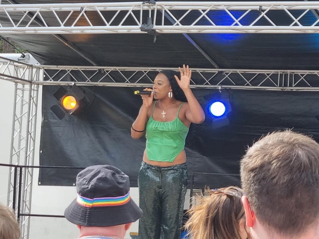 The festival also features many performances on the stage.