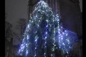 A library picture of the Tree of Light at St Andrew's Church.