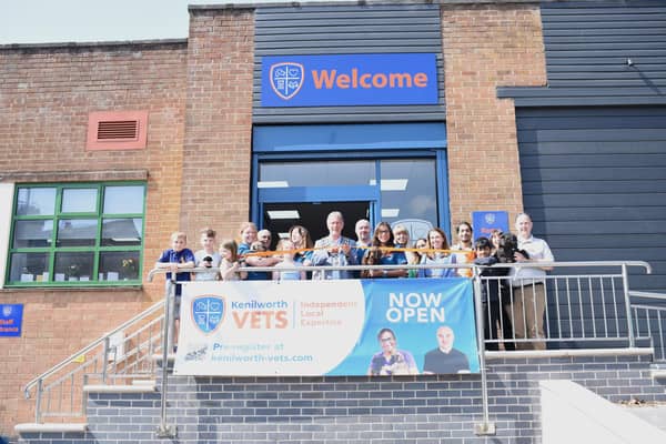 The Mayor of Kenilworth, Councillor James Kennedy, officially opened ‘Kenilworth Vets’ on June 14. Photo supplied
