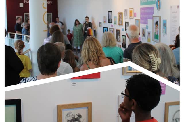 Rugby Art Gallery & Museums’ exhibition, Future Faces, showcases talented young artists’ work.