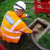Severn Trent's team clearing blockages