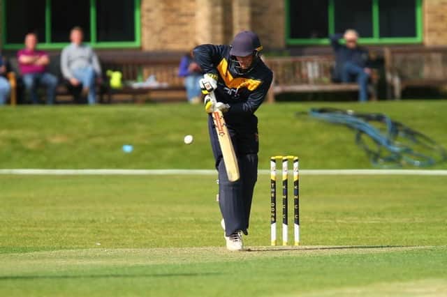 Opener Jamie Harrison scored 75.