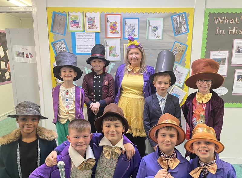 Hope Henry Hinde students got to enjoy some chocolate too.