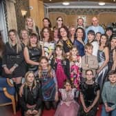 Glitz and glamour at gala ball.