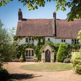 The property is a Grade II Listed farmhouse that has been renovated. Photo by Mr and Mrs Clarke
