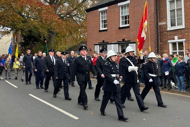 The Remembrance Sunday Parade in Kenilworth. Credit:  Kenilworth Town Council.