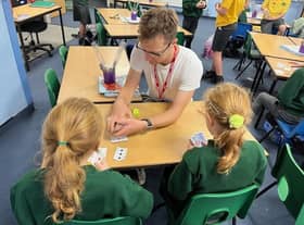Angus Baskerville has been holding magic workshops at Cubbington C of E Primary School. Photo supplied