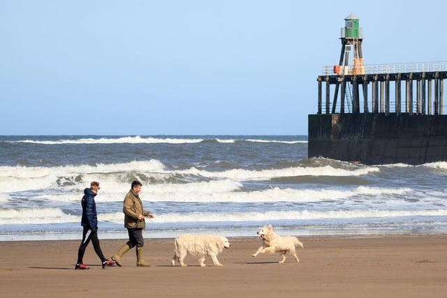 Whitby beach. (Pic credit: Danny Lawson / PA)