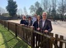 (L-R) Sonia Aldridge, Sue Chaplin and Dave Adams, Bella Leathley, Mark Pawsey.