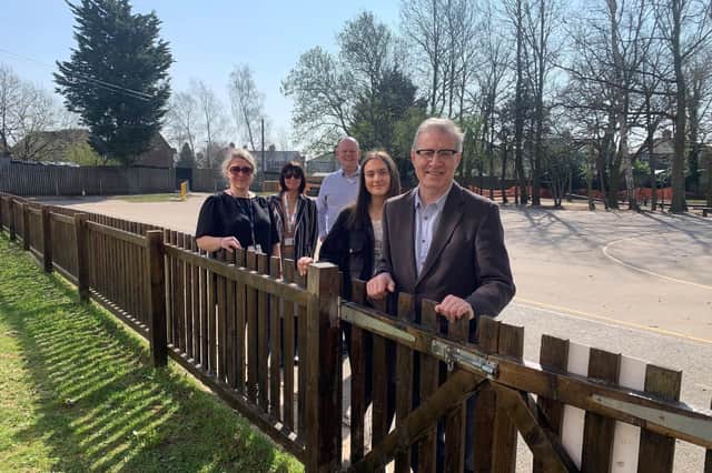 (L-R) Sonia Aldridge, Sue Chaplin and Dave Adams, Bella Leathley, Mark Pawsey.