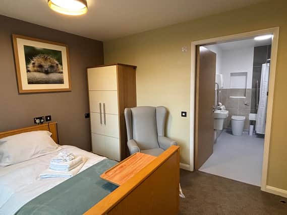 Upgraded bedroom with wetroom at The Limes