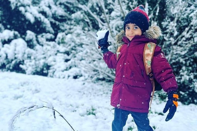 This picture of Kyri was sent in by Eva Whyte.