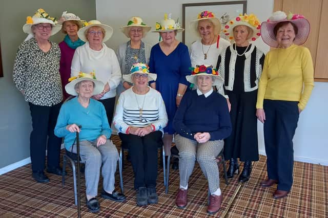 The Ladies of the Inner Wheel Club of Kenilworth at their monthly meeting in March, after enjoying lunch they had much fun decorating Easter Bonnets.