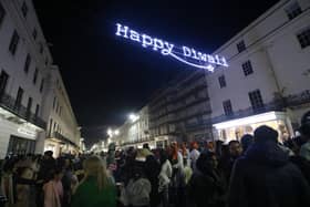 Warwick district communities recently joined together for the Diwali light switch-on event in Leamington. Last weekend’s start of Diwali, the Festival of Lights, was marked by the event in the town, which was attended by hundreds of residents. Photo supplied