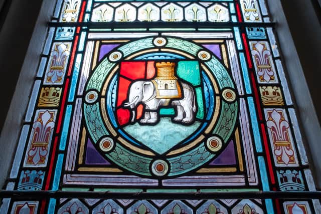 St Mary's Guildhall is home to a number of elephants throughout the historic building