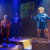 After The Act cast, with Ellice Stevens (front right) as PM Maggie Thatcher.