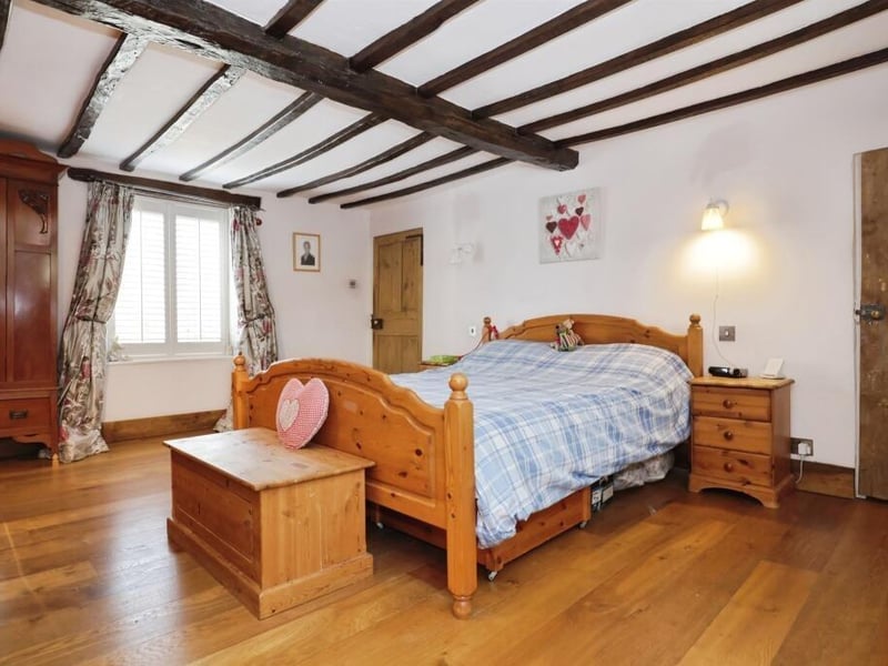 One of the bedrooms.