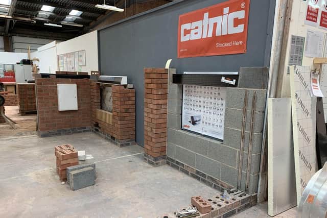 On-site training with Catnic.