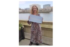 Clare Haynes at the House of Lords. Picture supplied.